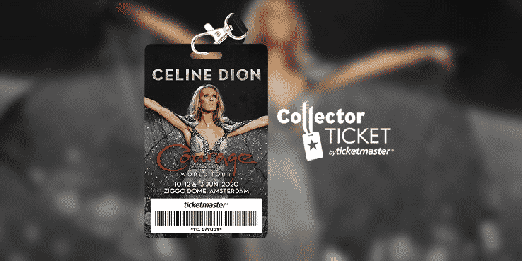 Céline Dion Collector Ticket