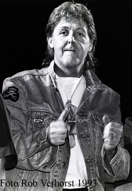 Paul McCartney,Docklands Arena, London, 5-2-1993,Rehearsal Show,Foto Rob Verhorst / Hollandse Hoogte